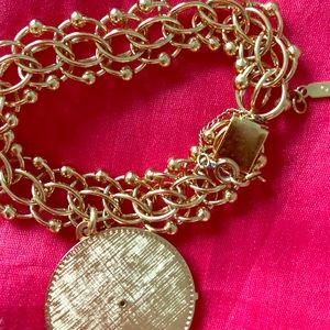 Monet vintage charm bracelet